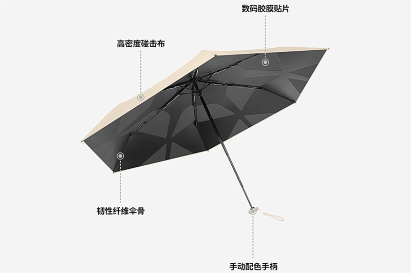 四节记忆折叠伞 YK-SJ91